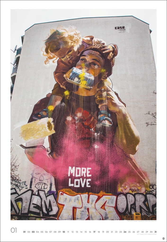 Weitere Ansicht: Streetart Posterkalender 2027