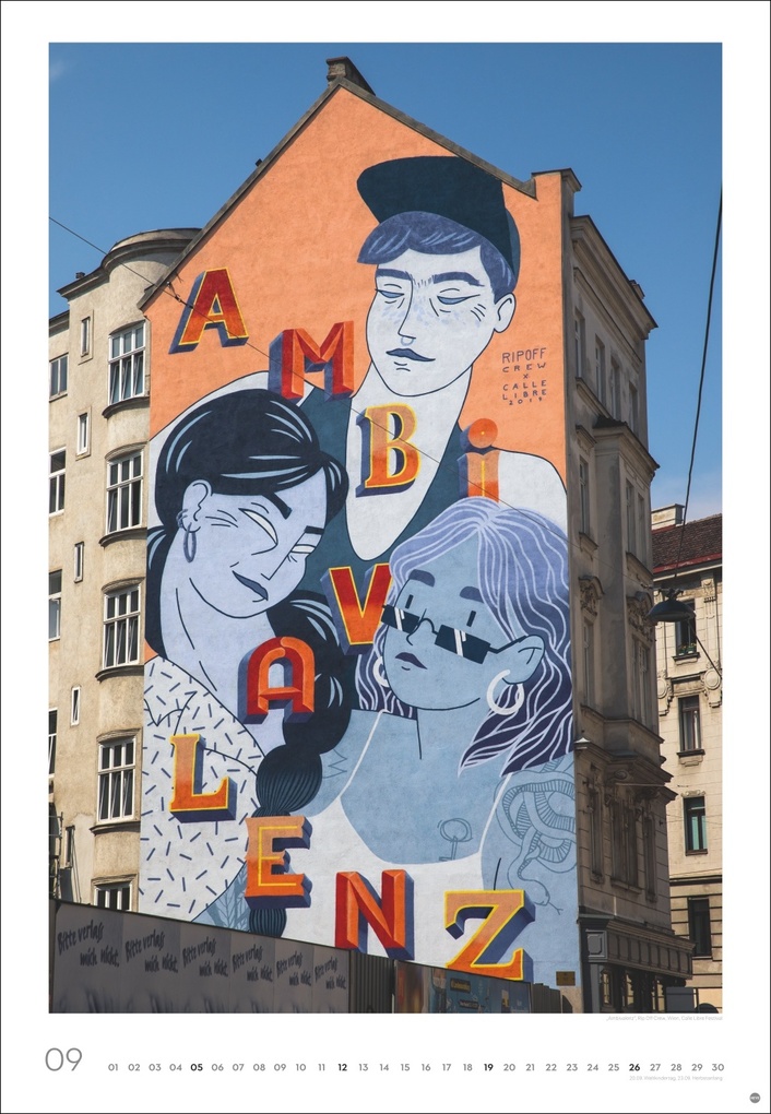 Weitere Ansicht: Streetart Posterkalender 2027
