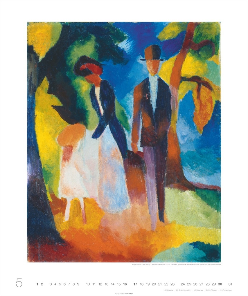 Weitere Ansicht: August Macke Edition Kalender 2027 | August Macke