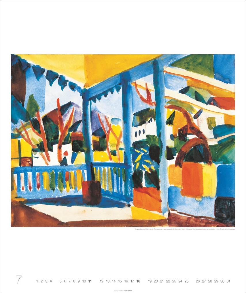 Weitere Ansicht: August Macke Edition Kalender 2027 | August Macke