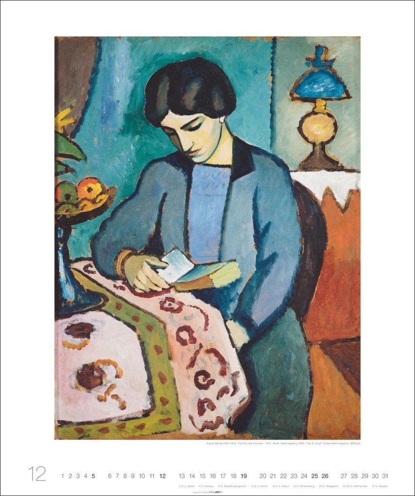 Weitere Ansicht: August Macke Edition Kalender 2027 | August Macke