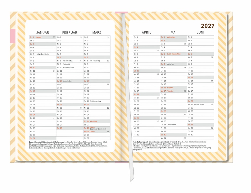 Weitere Ansicht: Pusheen 17-Monats-Kalenderbuch A5 2027 - 17 Monate. Von August 2026 bis Dezember 2027