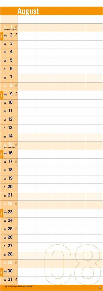 Weitere Ansicht: Allround-Familienplaner Vertical Kalender 2027