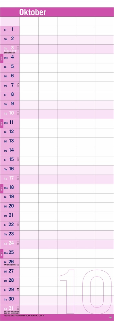 Weitere Ansicht: Allround-Familienplaner Vertical Kalender 2027