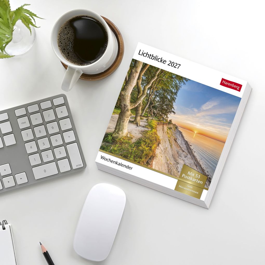 Weitere Ansicht: Lichtblicke Postkartenkalender 2027 - Wochenkalender mit 53 Postkarten
