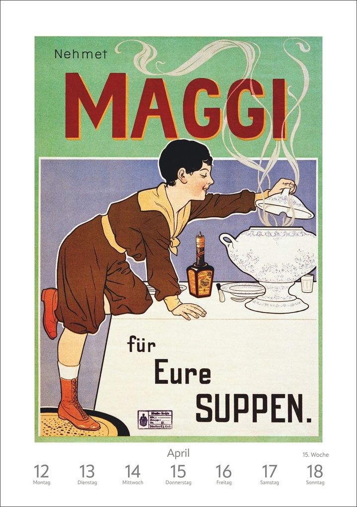 Weitere Ansicht: Alles Reklame! Wochen-Kulturkalender 2027 - 53 nostalgische Werbeplakate