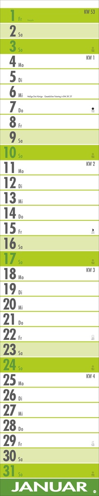 Weitere Ansicht: Supermemo Kalender 2027