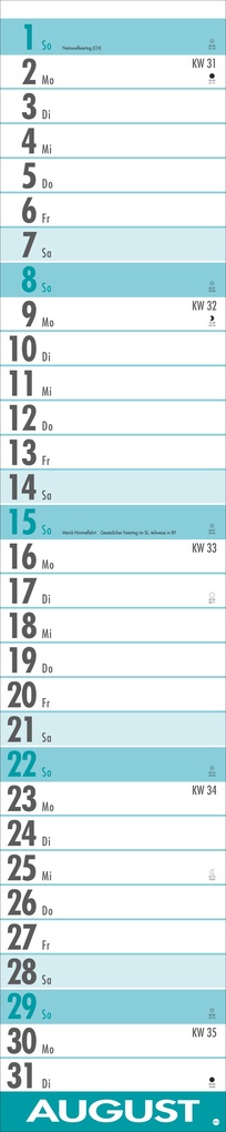 Weitere Ansicht: Supermemo Kalender 2027