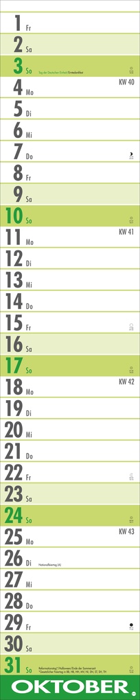 Weitere Ansicht: Supermemo Kalender 2027