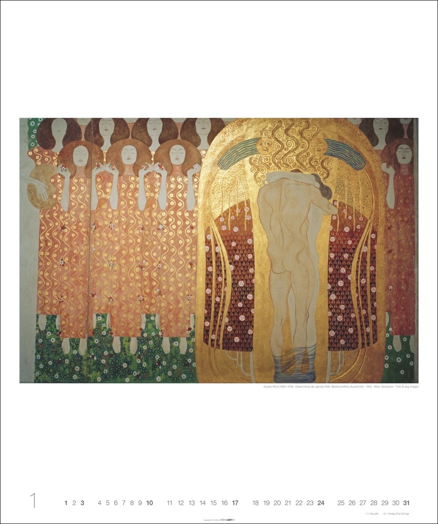 Weitere Ansicht: Gustav Klimt Edition Kalender 2027 | Gustav Klimt