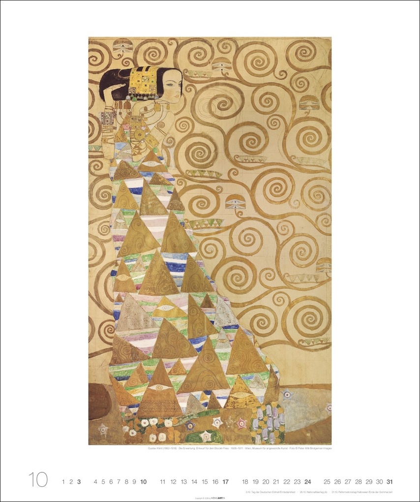 Weitere Ansicht: Gustav Klimt Edition Kalender 2027 | Gustav Klimt