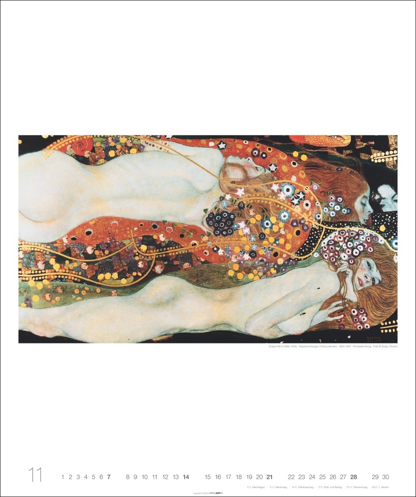 Weitere Ansicht: Gustav Klimt Edition Kalender 2027 | Gustav Klimt