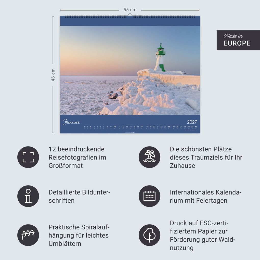 Weitere Ansicht: Ostsee Kalender 2027