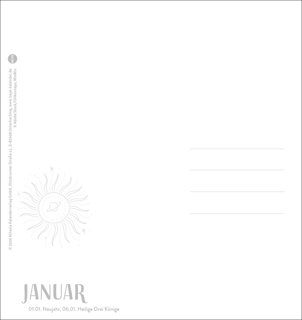 Weitere Ansicht: Krafttiere Postkartenkalender 2027