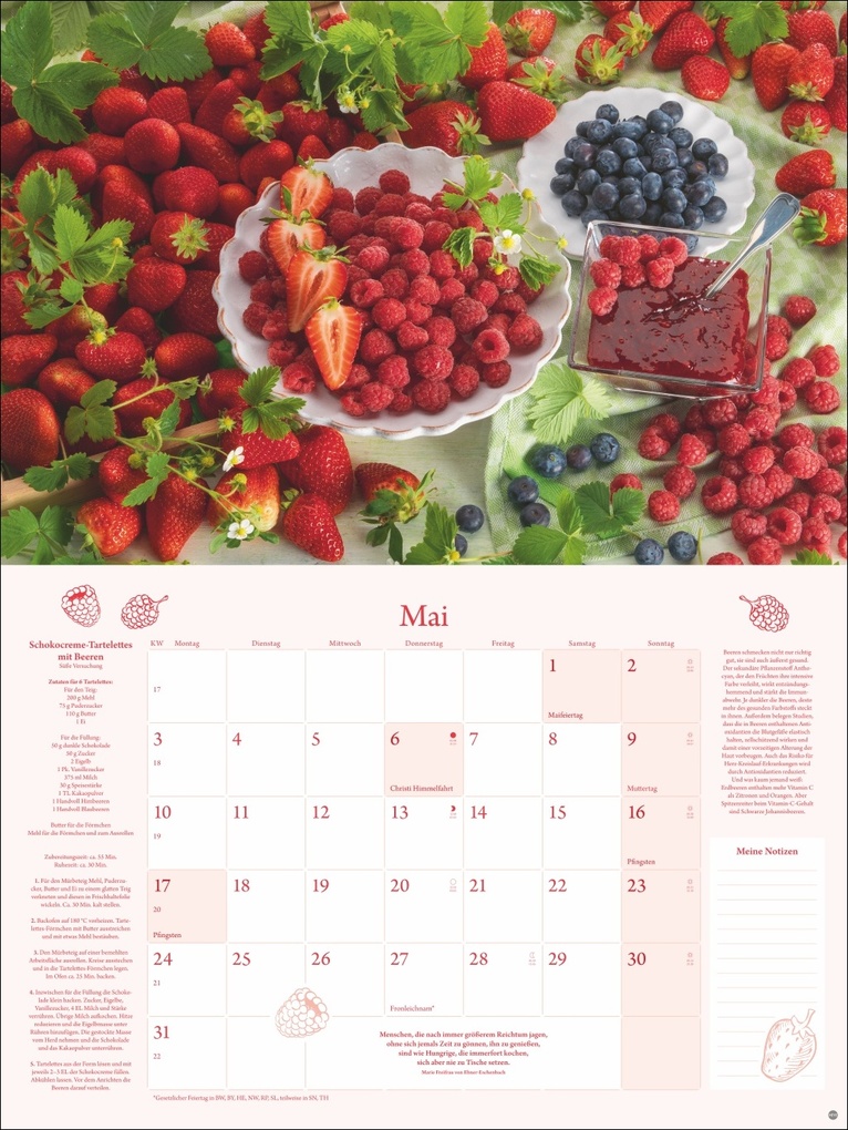 Weitere Ansicht: Küchenkalender Broschur XL 2027