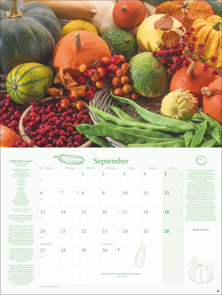 Weitere Ansicht: Küchenkalender Broschur XL 2027