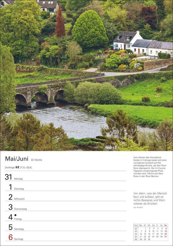 Weitere Ansicht: Irland Wochenplaner 2027 - Eine Reise in 53 Bildern | Ulrike Issel