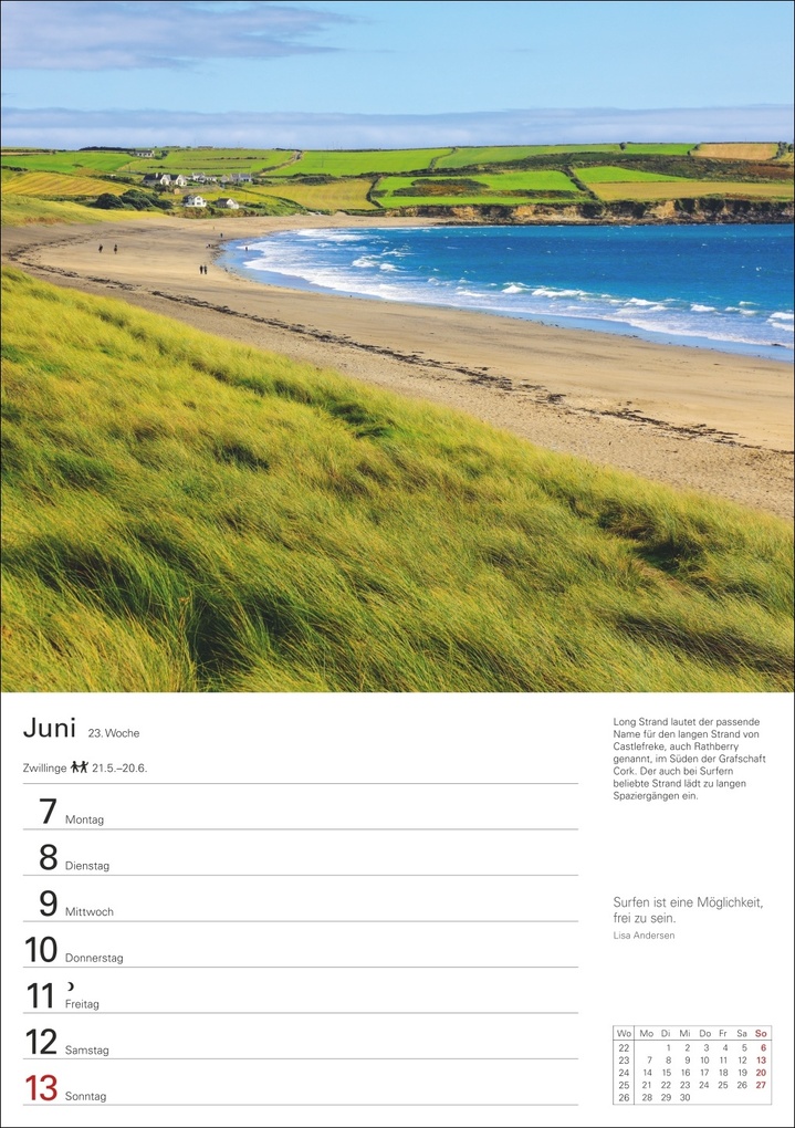 Weitere Ansicht: Irland Wochenplaner 2027 - Eine Reise in 53 Bildern | Ulrike Issel