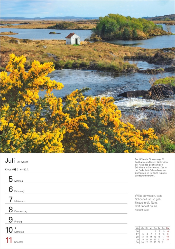 Weitere Ansicht: Irland Wochenplaner 2027 - Eine Reise in 53 Bildern | Ulrike Issel