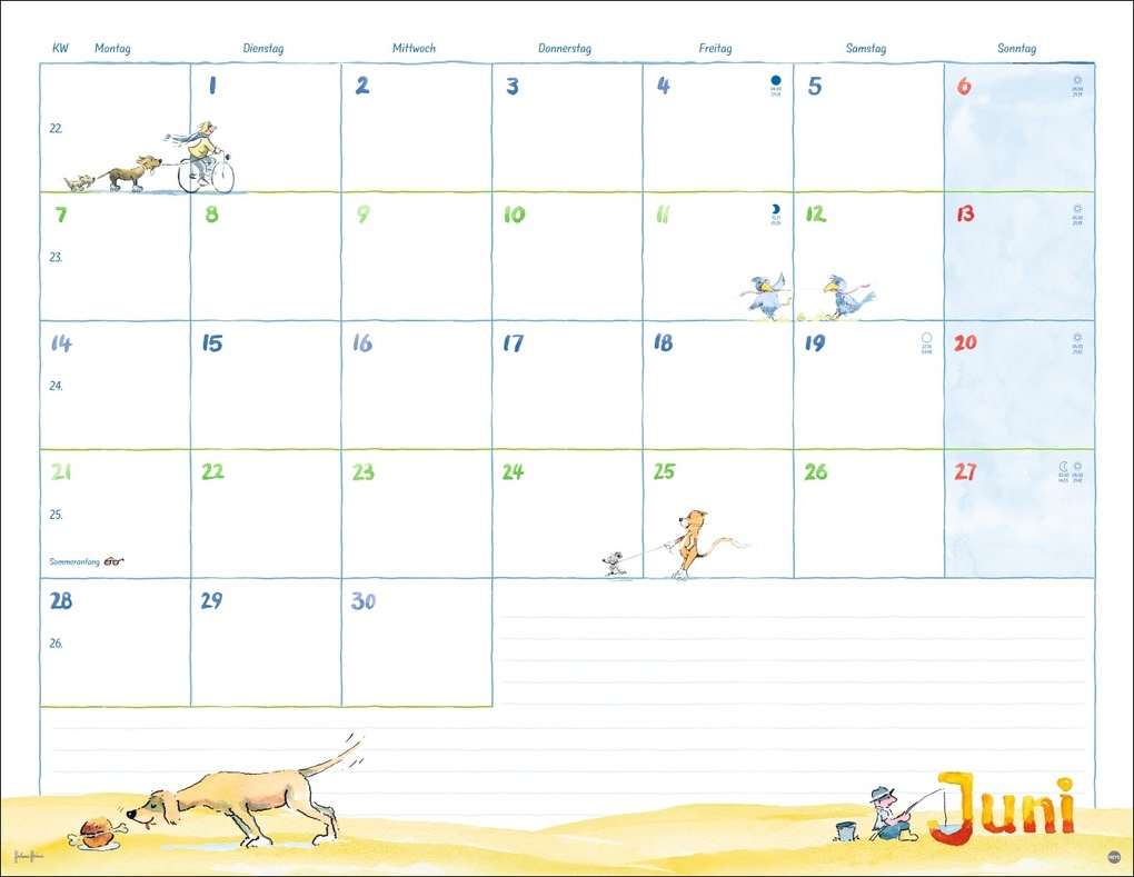 Weitere Ansicht: Helme Heine: Monatsplaner 2027 | Helme Heine