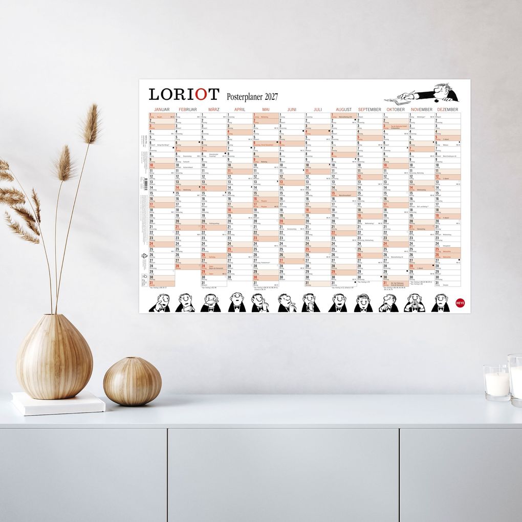 Weitere Ansicht: Loriot Posterplaner 2027 | Loriot