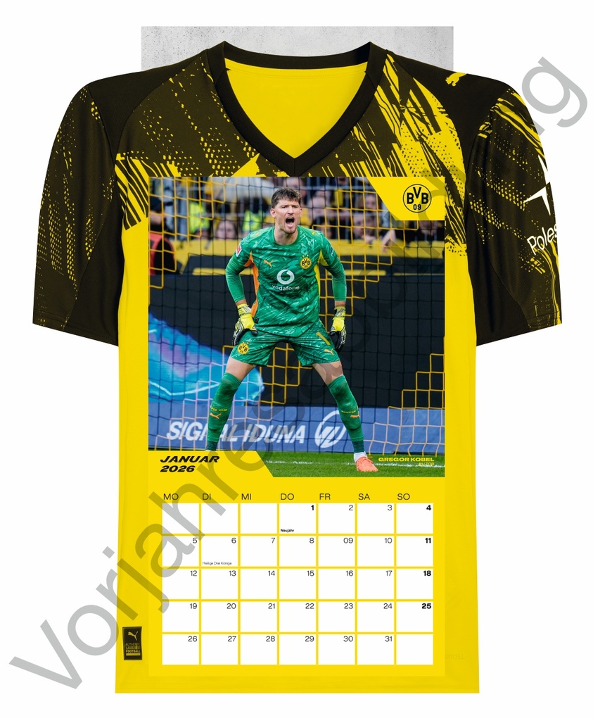 Weitere Ansicht: BVB Trikotkalender 2027