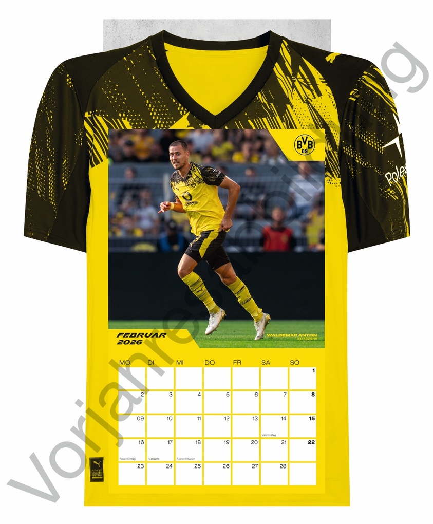 Weitere Ansicht: BVB Trikotkalender 2027