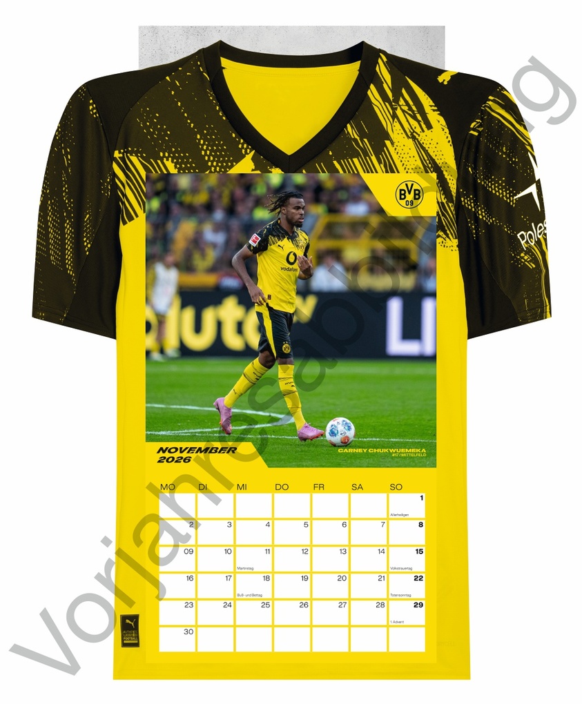Weitere Ansicht: BVB Trikotkalender 2027