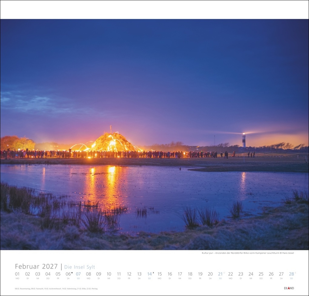 Weitere Ansicht: Die Insel Sylt Edition Kalender 2027 - Hans Jessel