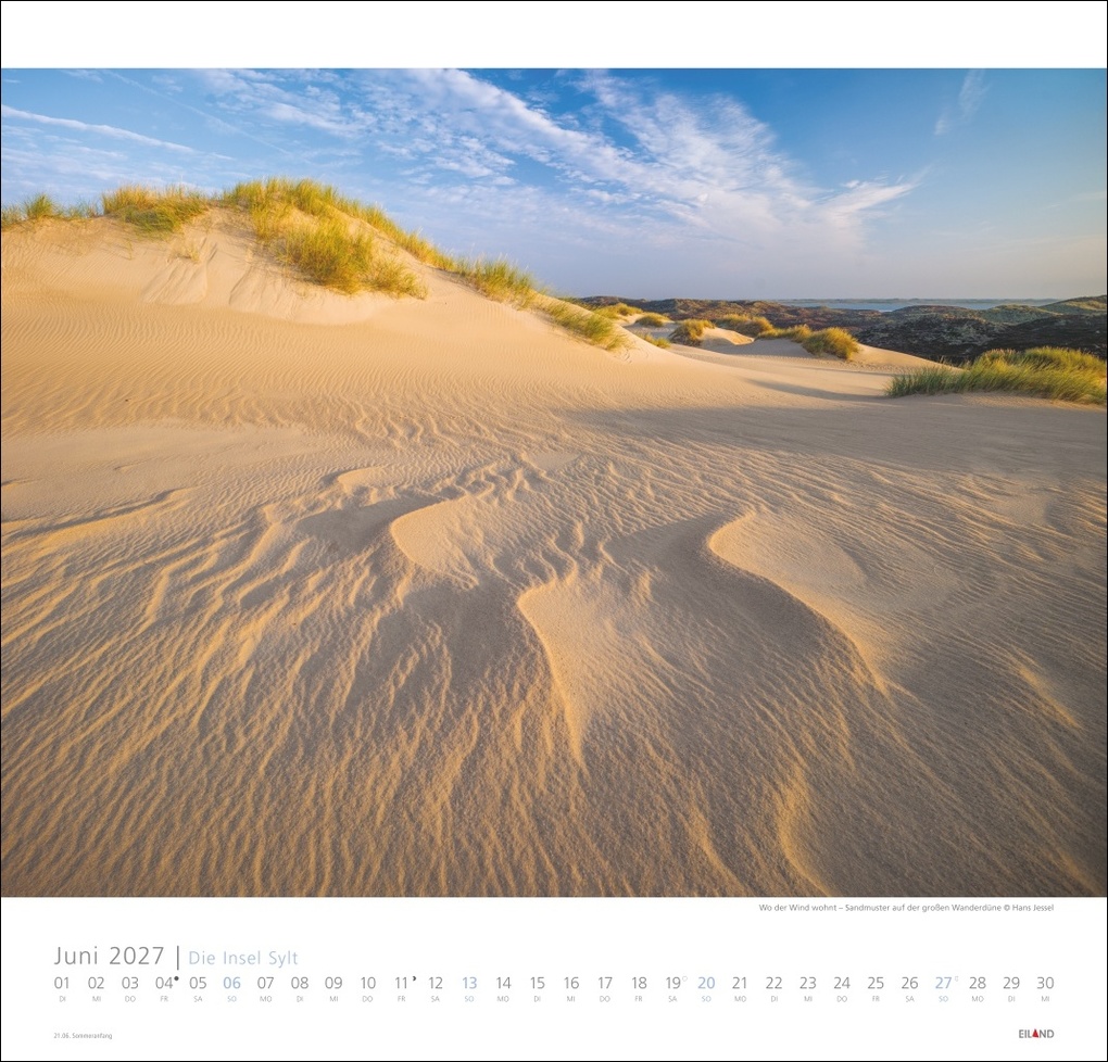 Weitere Ansicht: Die Insel Sylt Edition Kalender 2027 - Hans Jessel