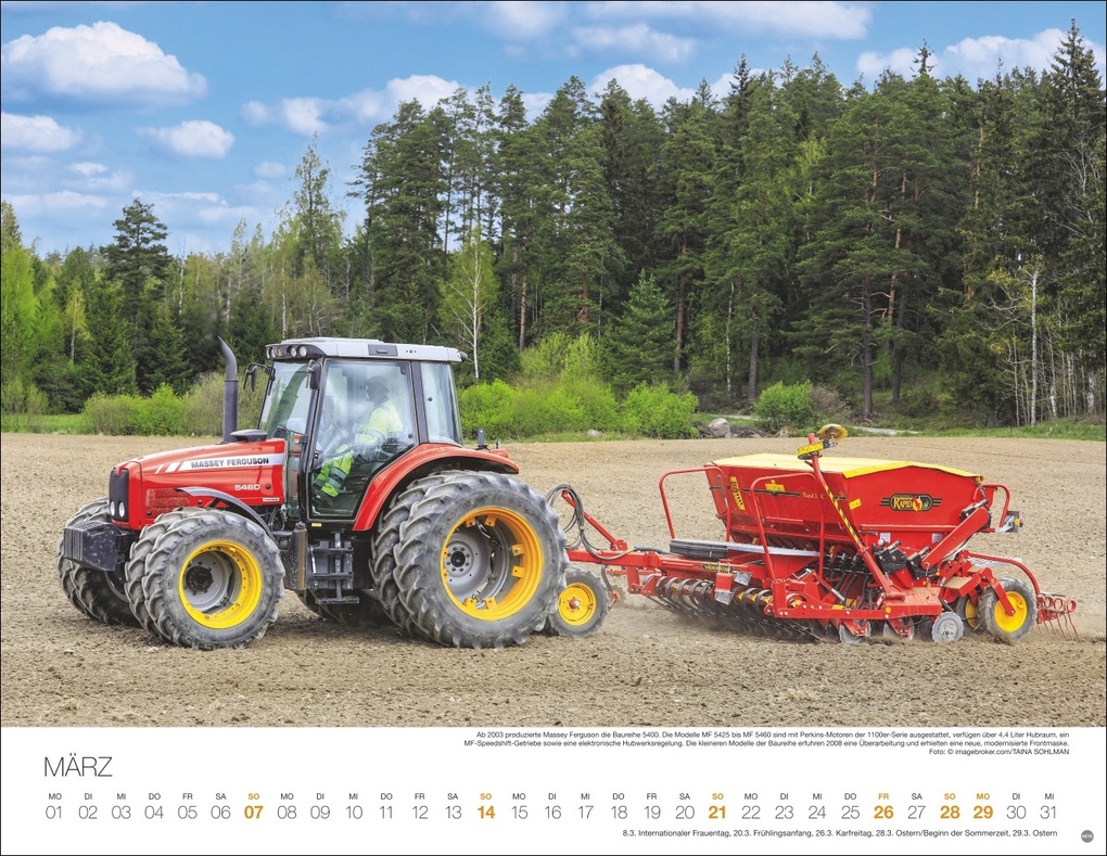 Weitere Ansicht: Starke Traktoren Posterkalender 2027