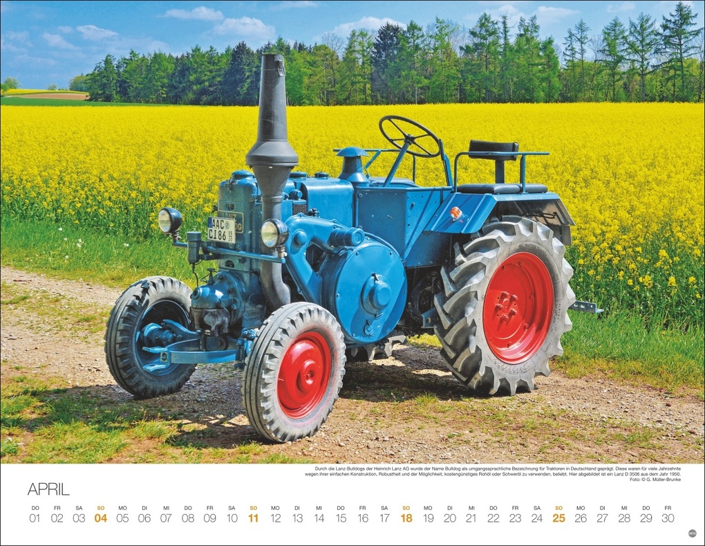 Weitere Ansicht: Starke Traktoren Posterkalender 2027