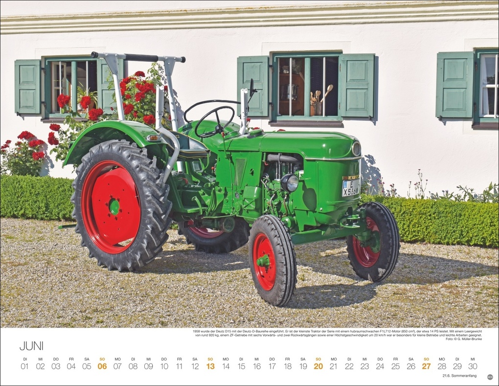 Weitere Ansicht: Starke Traktoren Posterkalender 2027
