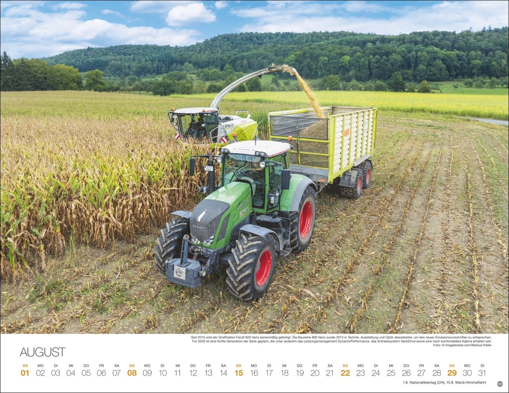 Weitere Ansicht: Starke Traktoren Posterkalender 2027