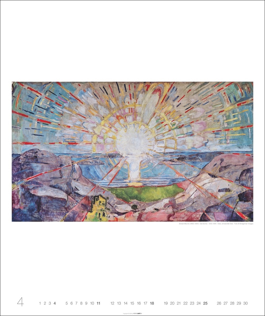 Weitere Ansicht: Edvard Munch Edition Kalender 2027 | Edvard Munch