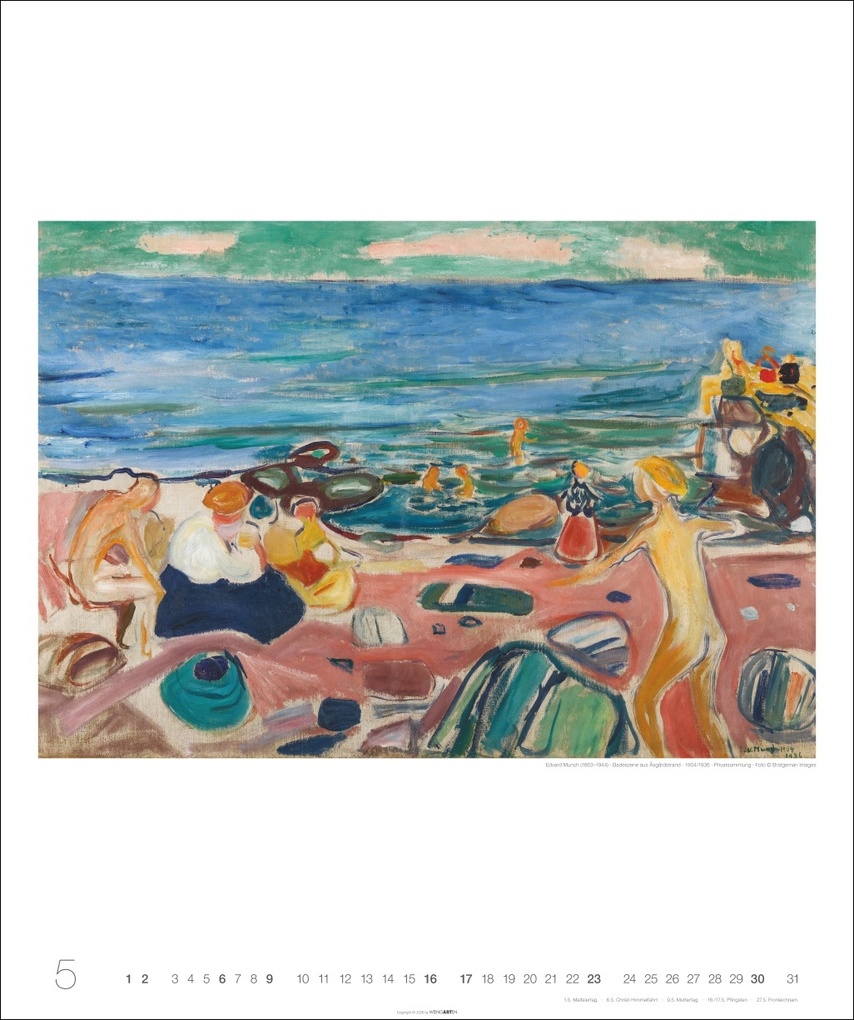 Weitere Ansicht: Edvard Munch Edition Kalender 2027 | Edvard Munch