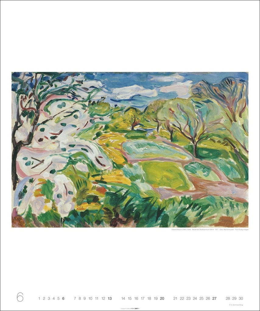 Weitere Ansicht: Edvard Munch Edition Kalender 2027 | Edvard Munch