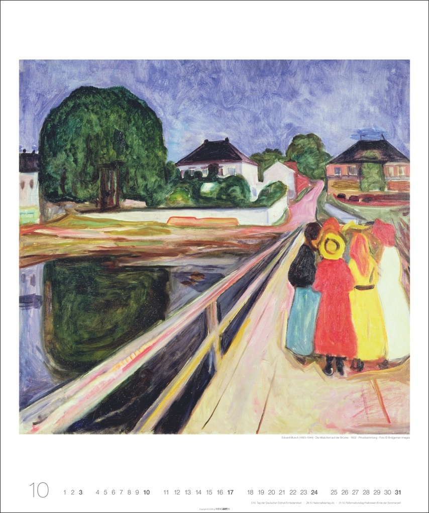 Weitere Ansicht: Edvard Munch Edition Kalender 2027 | Edvard Munch