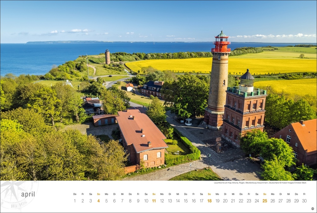 Weitere Ansicht: Ostsee Globetrotter Kalender 2027 - Von behaglichen Strandkörben und rauen Küsten