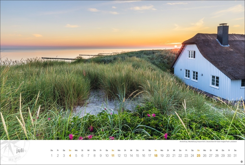 Weitere Ansicht: Ostsee Globetrotter Kalender 2027 - Von behaglichen Strandkörben und rauen Küsten