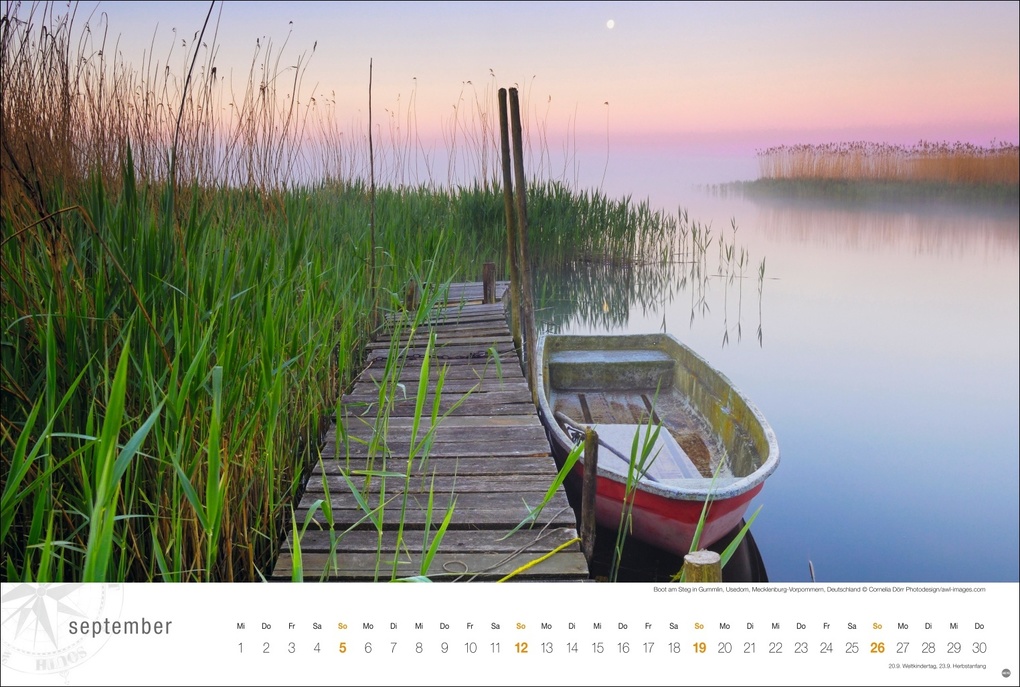 Weitere Ansicht: Ostsee Globetrotter Kalender 2027 - Von behaglichen Strandkörben und rauen Küsten