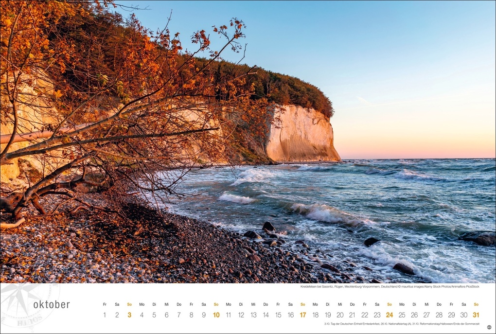 Weitere Ansicht: Ostsee Globetrotter Kalender 2027 - Von behaglichen Strandkörben und rauen Küsten