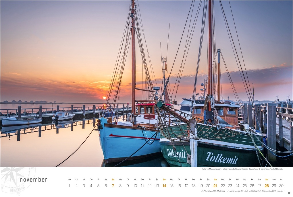 Weitere Ansicht: Ostsee Globetrotter Kalender 2027 - Von behaglichen Strandkörben und rauen Küsten