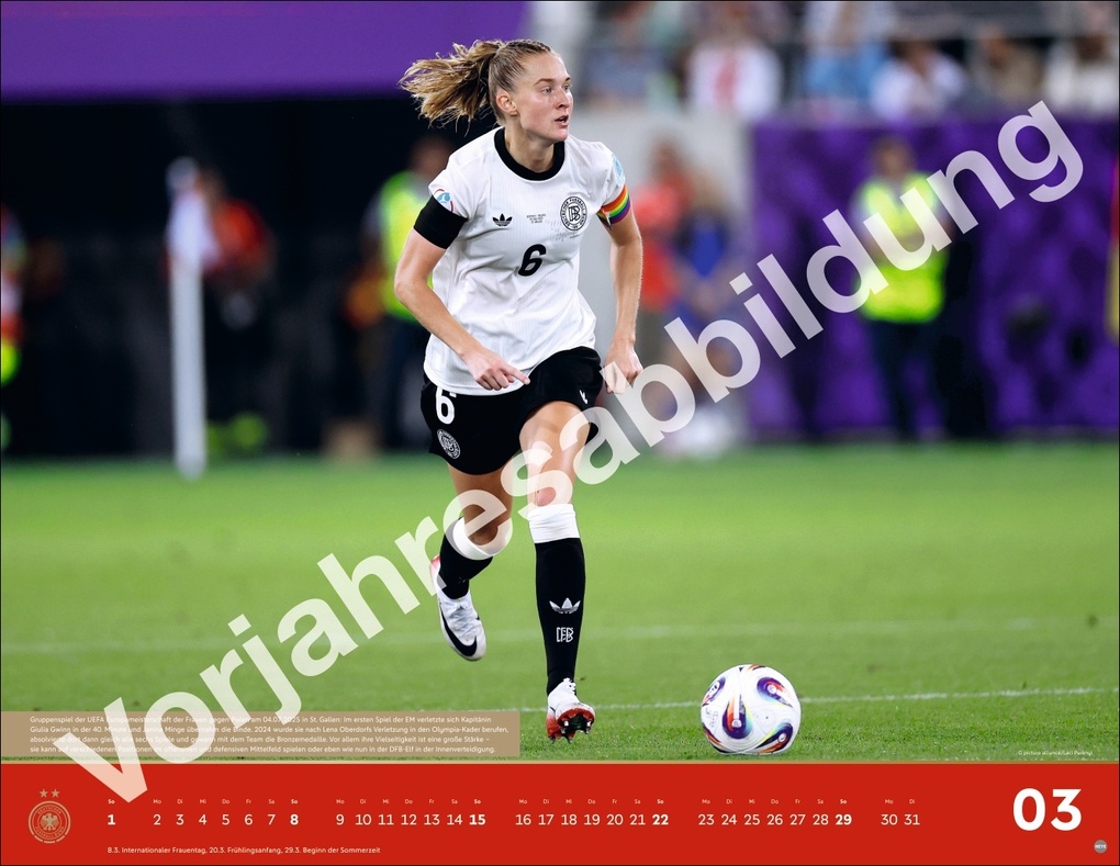 Weitere Ansicht: DFB Frauen Posterkalender 2027