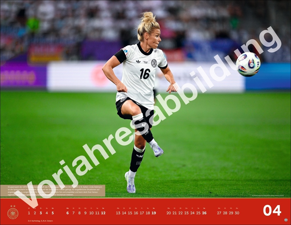 Weitere Ansicht: DFB Frauen Posterkalender 2027