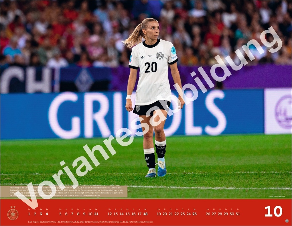 Weitere Ansicht: DFB Frauen Posterkalender 2027