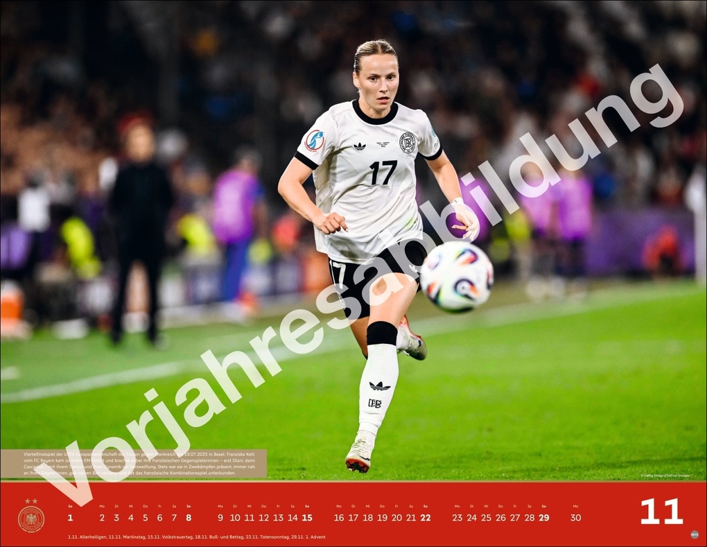 Weitere Ansicht: DFB Frauen Posterkalender 2027