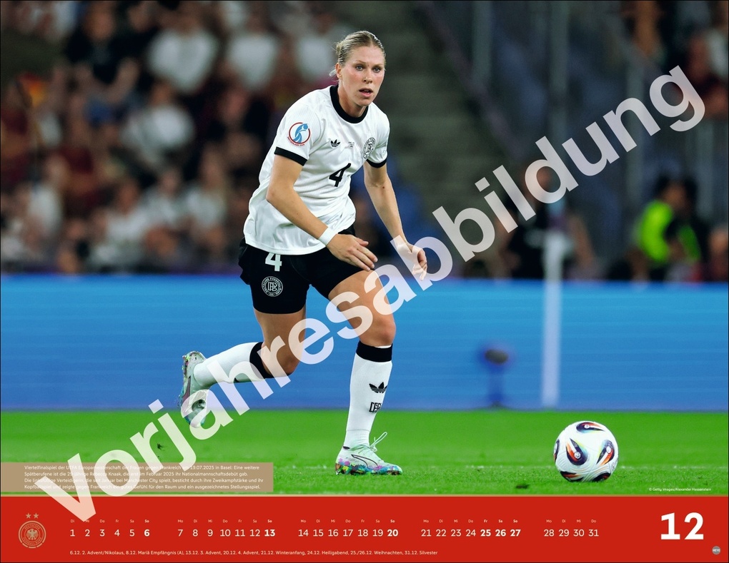 Weitere Ansicht: DFB Frauen Posterkalender 2027