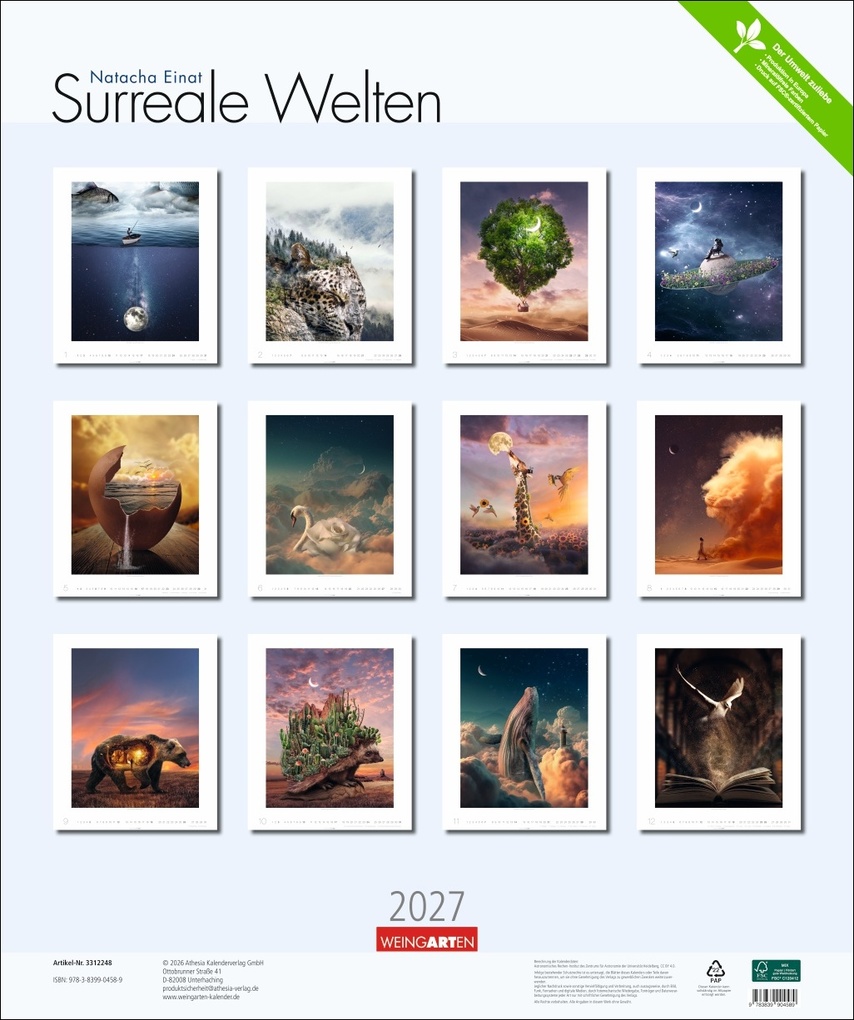 Weitere Ansicht: Surreale Welten Kalender 2027 | Natacha Einat