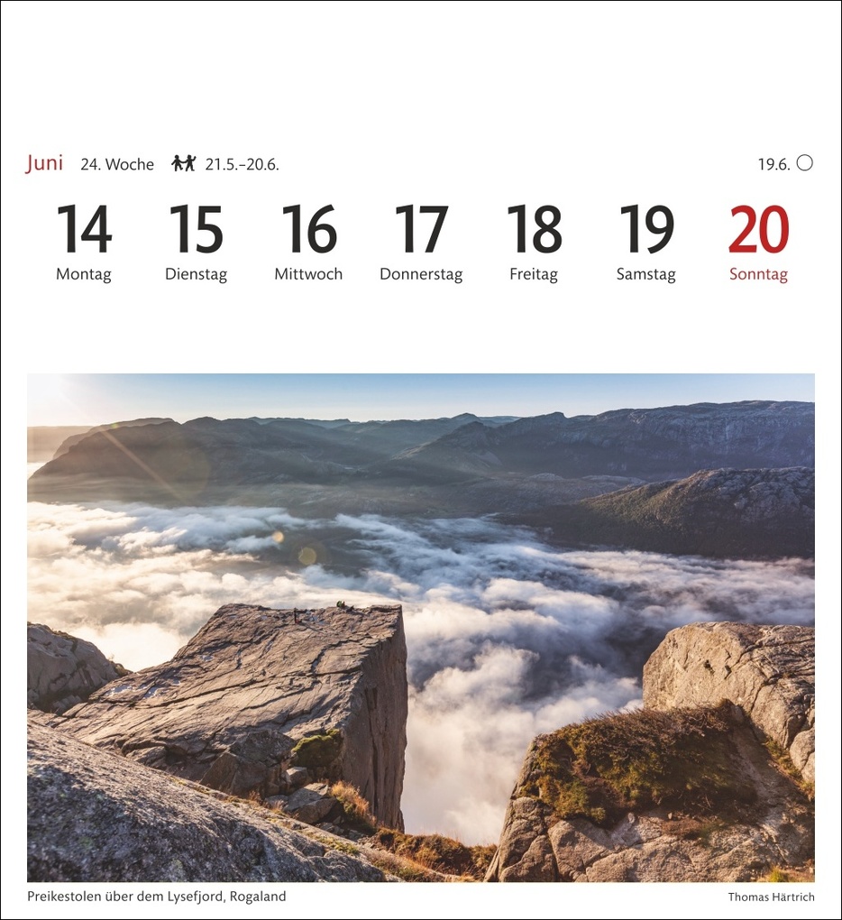 Weitere Ansicht: Norwegen Sehnsuchtskalender 2027 - Wochenkalender mit 53 Postkarten